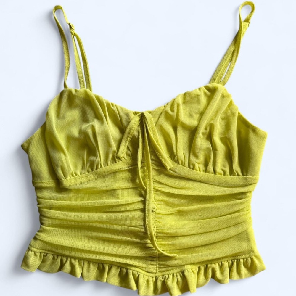 Women's Ruching Crop Tank Top